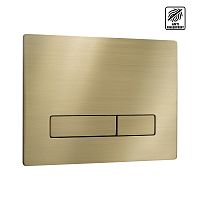 Смывная клавиша KKPol 350/PSM/008-00-00 Vitrum Metal Slim, шампань