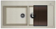 Мойка для кухни Florentina 20.335.E1000.305 Россана 100х51 см, с крылом, серая