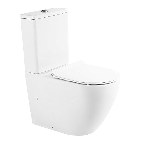 Комплект Унитаз+Сиденье BelBagno SFERA-R BB2141CPR/ BB2111SC