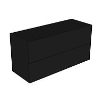 Тумба Keuco 31327330100 Edition 11 боковая 140х53.5 см, черный/матовая