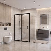 Душевой уголок BelBagno UNO-195 UNO-195-AH-1-110/100-C-NERO