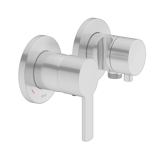 Смеситель Keuco 53951171221 Plan blue встраиваемый, однорычажный, алюминий finish Смеситель Keuco 53951171221 Plan blue встраиваемый, однорычажный, алюминий finish