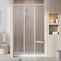 Душевая дверь Ravak 00V70U02ZG ASDP3-90 раздвижная Supernova, белый + грейп