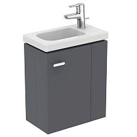 Тумба Ideal Standard E0371KR Connect Space для раковины 45х25 см, подвесная, Glossy Grey (серый глянцевый) Тумба Ideal Standard E0371KR Connect Space для раковины 45х25 см, подвесная, Glossy Grey (серый глянцевый)