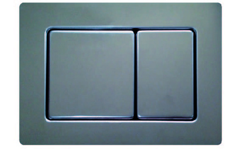Смывная клавиша Boheme 650-SGM, вороная сталь