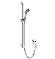 Душевой комплект Keuco 59601010001 IXMO_solo: однорычажный смеситель для 1 потребителя, с круглыми розетками, хром