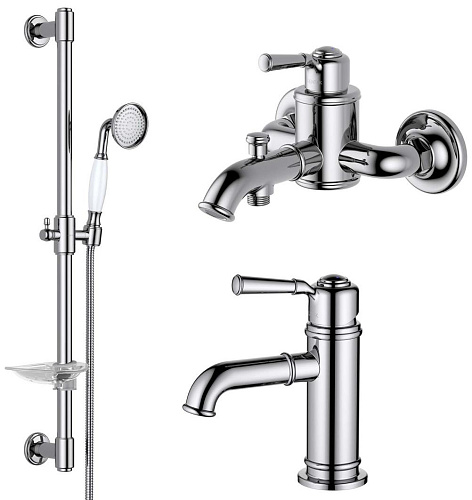 Комплект для ванны и душа Aquatek КЛАССИК AQUATEK AQ1530CR Комплект для ванны и душа Aquatek КЛАССИК AQUATEK AQ1530CR