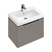 Тумба под раковину Villeroy & Boch Subway 2.0 A687 00FQ, дуб-графит