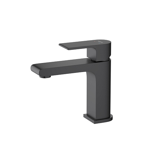 Смеситель Aquatek AQ1410MB Лира для раковины, без донного клапана, черный матовый Смеситель Aquatek AQ1410MB Лира для раковины, без донного клапана, черный матовый