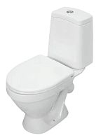 Унитаз-компакт Sanita WC.CC/Lada/2-DM/WHT.G/S1 Лада Комфорт напольный 34х63 см, с сиденьем, белый S1