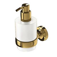 Дозатор для ж/мыла настенный Geesa Tone Gold 917316-04, золото