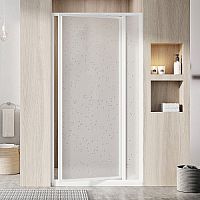 Душевая дверь Ravak 03V4010011 SDOP поворотного типа Supernova, белый + эффект капель