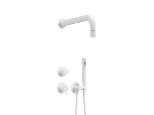 Набор Deante NQS_A9XK Silia для душа скрытого монтажа, Bianco (белый) Набор Deante NQS_A9XK Silia для душа скрытого монтажа, Bianco (белый)