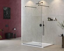 Душевая перегородка Cezares LIBERTA-L-2-115-120-C-NERO Liberta 115 см, профиль черный Душевая перегородка Cezares LIBERTA-L-2-115-120-C-NERO Liberta 115 см, профиль черный