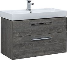 Тумба с раковиной Aquanet 00245257 Nova, 91х46 см, темное дерево