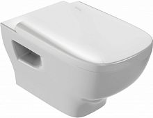 Сет 2230 EDE102-00, Унитаз подвесной, без ободка (White)+E20606-00, Сиденье для унитаза ультра-тонкое и крышка с микро (White)