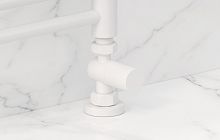 Вентиль Сунержа 30-1401-1234 прямой, (цилиндр) G 1/2" НР х G 3/4" НГ, матовый белый