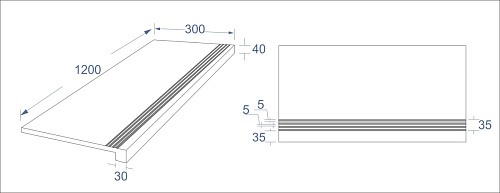 Ступень LA FAENZA ORO GTOrAgaLp12_4 купить недорого в интернет-магазине Керамос