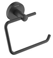 Бумагодержатель Aquatek AQ4218MB Оберон квадратный, черный матовый