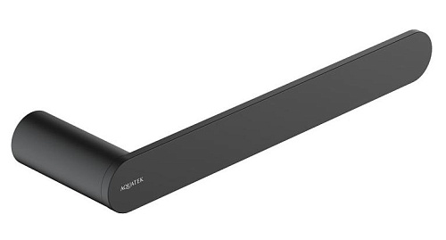 Полотенцедержатель Aquatek AQ4419MB Лира, черный матовый купить недорого в интернет-магазине Керамос