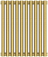 Радиатор Сунержа 051-0332-5010 Эстет-00 отопительный н/ж 500х450 мм/ 10 секций, состаренная латунь