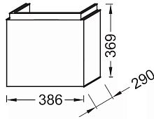 Тумба Jacob Delafon Formilia EB1096-F47 Тумба Jacob Delafon Formilia EB1096-F47
