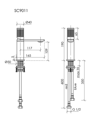 Смеситель для раковины Sancos Nexus SC9011BN