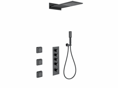 Душевая система с термостатом Wonzon & Woghand WW-D4100-MB Душевая система с термостатом Wonzon & Woghand WW-D4100-MB