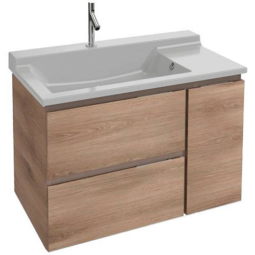 Тумба под раковину Jacob Delafon Soprano EB1334-N08-E10, 96х64х54, квебекский дуб снят с производства