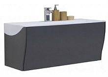 Тумба с раковиной Акватон Ондина 1A1834K0ODG20, графит
