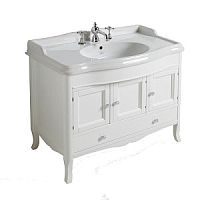 Тумба Simas ARMD105 bi/cr Arcade под раковину AR874 прямой фронт (ручки и петли цвет хром), цвет белый