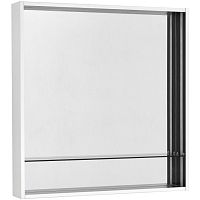 Зеркальный шкаф Акватон 1A239102RVX20 Ривьера 80х85 см, белый матовый купить недорого в интернет-магазине Керамос