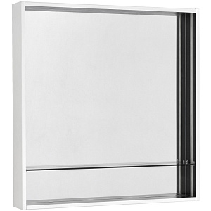 Зеркальный шкаф Акватон 1A239102RVX20 Ривьера 80х85 см, белый матовый