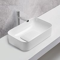 Раковина Vincea VBS-50450 керамическая, 50.5х38 см, накладная, белая