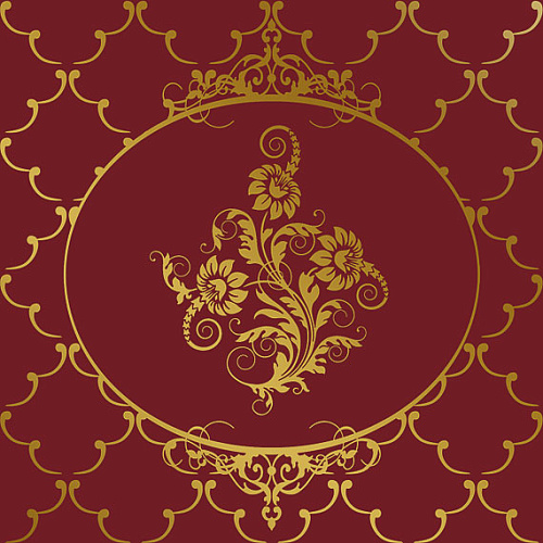 Декор Ape Capricho De Los Zares RenacimientoBurdeos 20x20 снят с производства