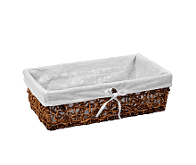 Корзина для белья WasserKRAFT WB-160-L Exter 52х31 см, коричневая