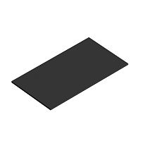 Вставка Cezares CADRO-80-MENS-NERO Cadro в дно металлического каркаса, черный