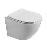 Унитаз подвесной, чаша BelBagno Uno BB7006CHR/SC