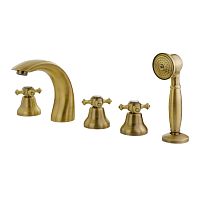 Смеситель Migliore 31609 Prestige на борт ванны, бронза