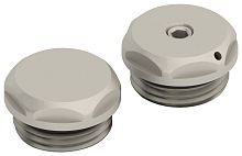 Спускной клапан/заглушка Сунержа 7048-1201-0000 d 25 мм / G 1/2" НР / 2 шт., перламутровый мышино-серый (RAL 7048)