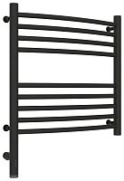 Полотенцесушитель электрический Сунержа 15-5802-5050 Богема 3.0 РЭБ выгнутая, 500х500 мм/ МЭМ левый, муар темный титан