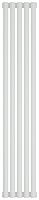 Радиатор Сунержа 30-0301-1205 Эстет-1 отопительный н/ж 1200х225 мм/ 5 секций, матовый белый