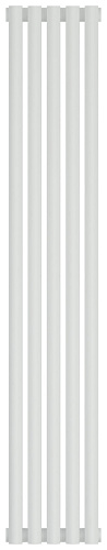 Радиатор Сунержа 30-0301-1205 Эстет-1 отопительный н/ж 1200х225 мм/ 5 секций, матовый белый
