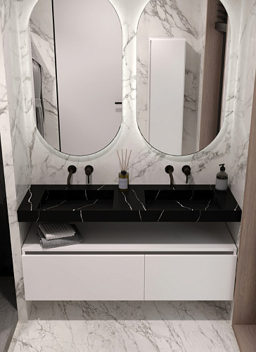 Столешница моноблок 141х45х8 Armadi Art FLAT NERO MARQUINA 859-140-NM купить недорого в интернет-магазине Керамос Столешница моноблок 141х45х8 Armadi Art FLAT NERO MARQUINA 859-140-NM купить недорого в интернет-магазине Керамос