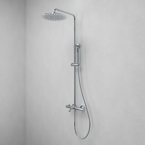 Душевая система с термостатом ABELSBERG Fluida SNS75102CH