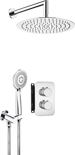 Набор Deante BXYZ0EBT Box для душа скрытого монтажа, с термостатическим BOXом, хром Набор Deante BXYZ0EBT Box для душа скрытого монтажа, с термостатическим BOXом, хром