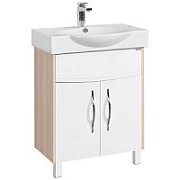 Тумба Акватон 1A1972K1IFSC0 Инфинити с раковиной, 65х44 см, ясень коимбра