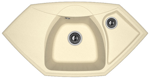 Мойка для кухни Florentina 20.150.D0980.202 Сардиния 98х51 см, с крылом, шампань снят с производства