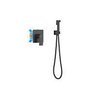Набор Aquatek AQ1419MB Лира с гигиеническим душем, черный матовый