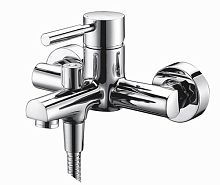 Смеситель WasserKRAFT 4101 Main для ванны, с коротким изливом, хромоникелевое покрытие Смеситель WasserKRAFT 4101 Main для ванны, с коротким изливом, хромоникелевое покрытие